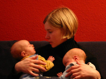 Katrin mit Theda und Jonte